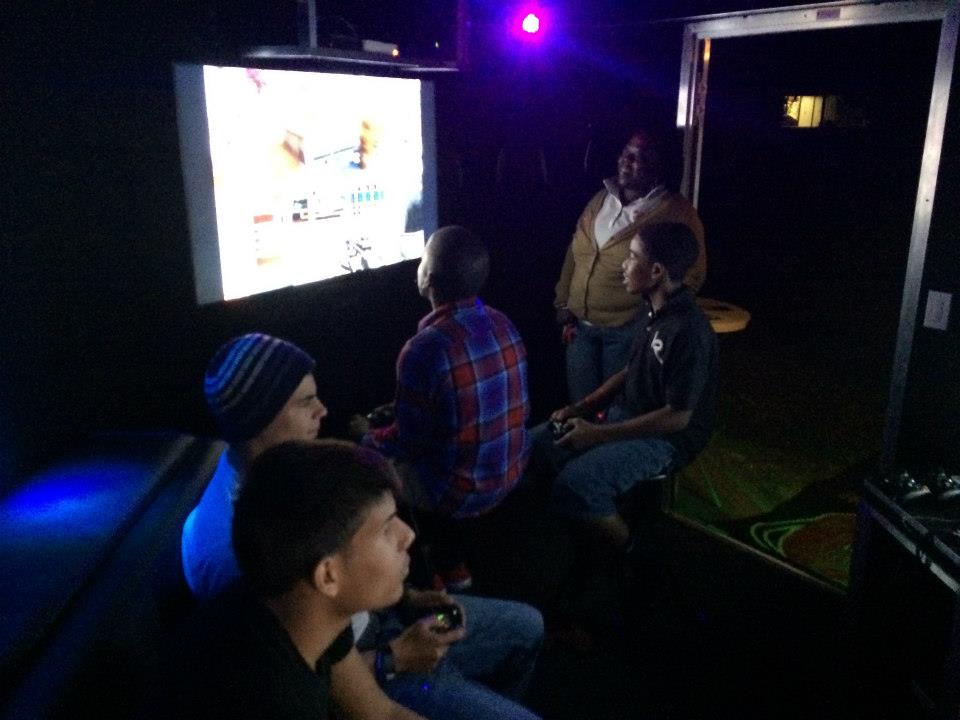 Action and excitement meet pure comfort in the Galaxy Game Truck!