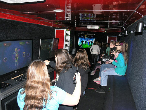 The party rages on in the Galaxy Game Truck, while your home stays clean!